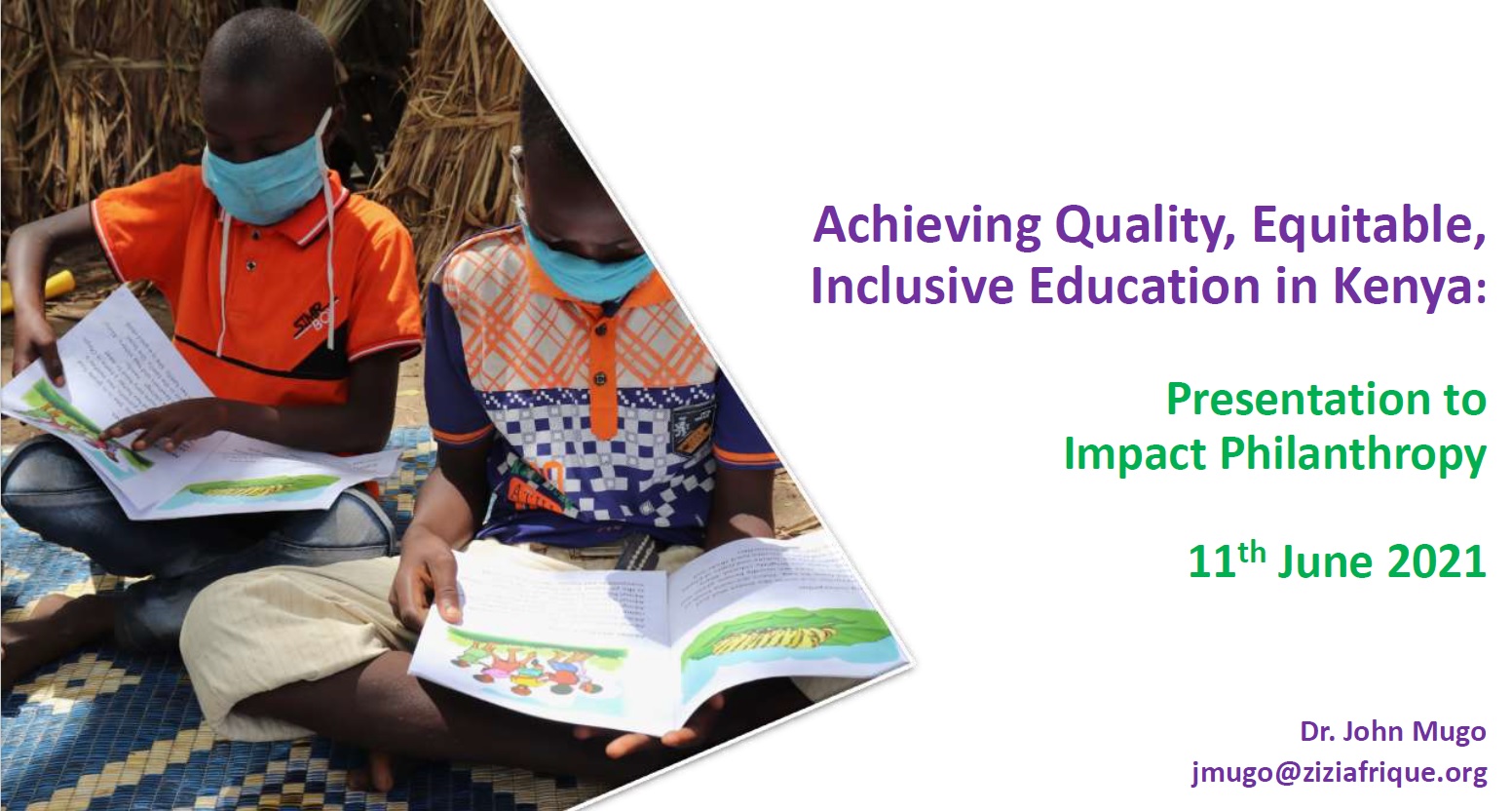 Achieving Quality, Equitable, Inclusive Education in Kenya