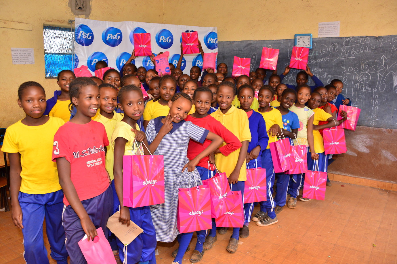 P&G Always Keeping Girls in School Social Programme